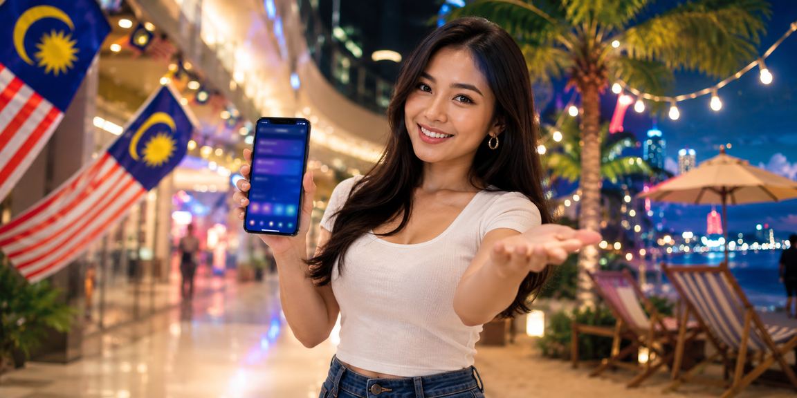 Pengguna di Ipoh menggunakan apl kasino 2d1n dari telefon pintar dengan sokongan antara muka tempatan